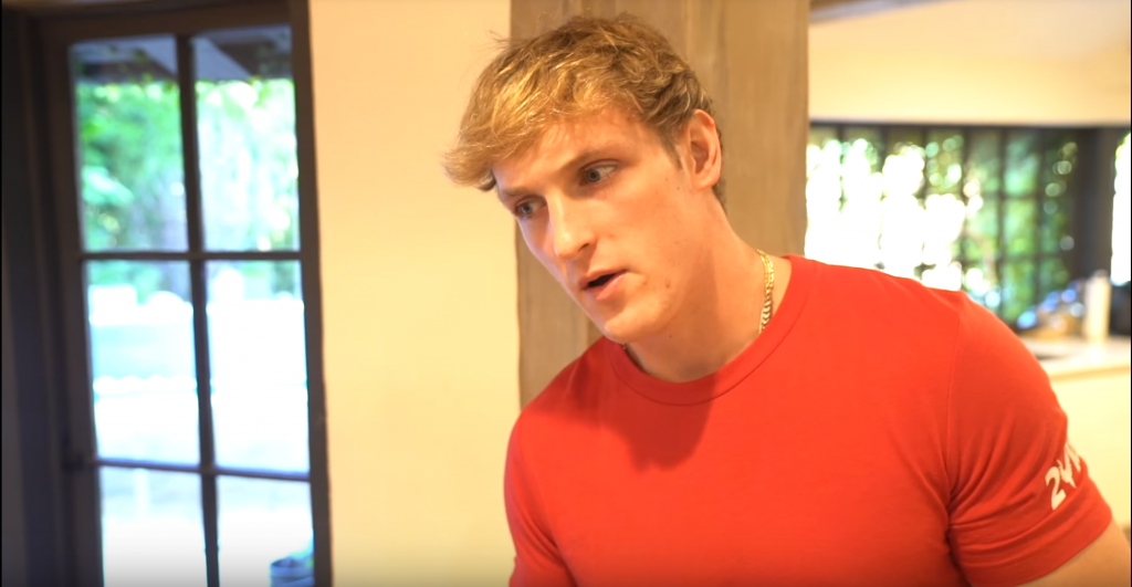 Logan Paul talking in one of his vlogs