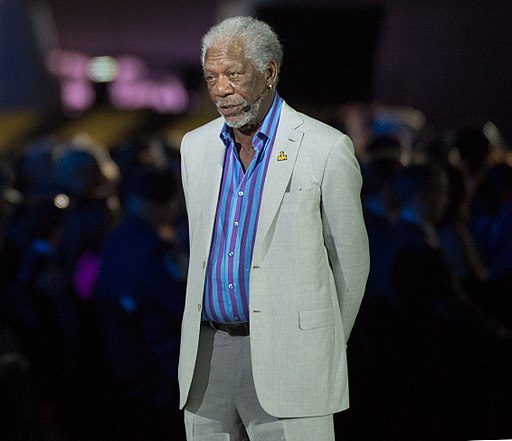 Morgan Freeman at opening ceremony for Invictus games.